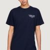 Uomo Tommy Hilfiger | T-Shirt Tommy Hilfiger Esstnl Grap Blu