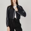 Donna Calvin Klein Sport | Felpa Con Cappuccio Calvin Klein Sport Pw - Windjacket Nero