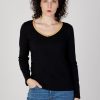 Donna Alviero Martini Prima Classe | T-Shirt Manica Lunga Alviero Martini Prima Classe Nero