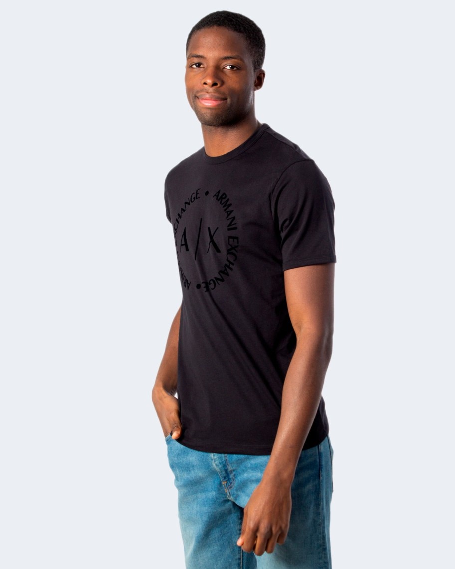 Uomo Armani Exchange | T-Shirt Armani Exchange Nero