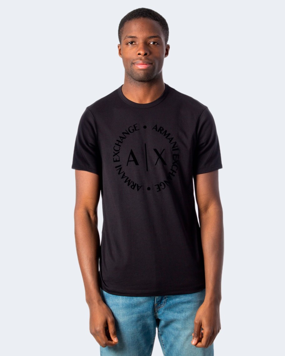 Uomo Armani Exchange | T-Shirt Armani Exchange Nero