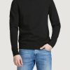 Uomo Jack Jones | Maglia Jack Jones Jjebasic Knit Crew Neck Noos Nero