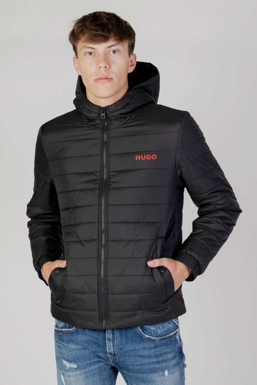 Uomo Hugo | Piumino Hugo Bene2241 Nero