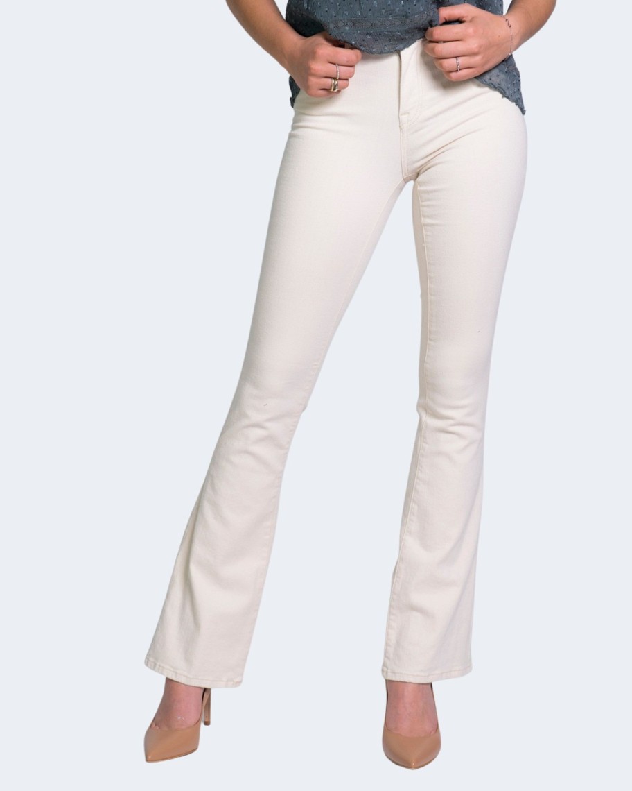 Donna Only | Jeans Bootcut Only Onlblush Mid Flared Dnm Dot019 Noos Panna