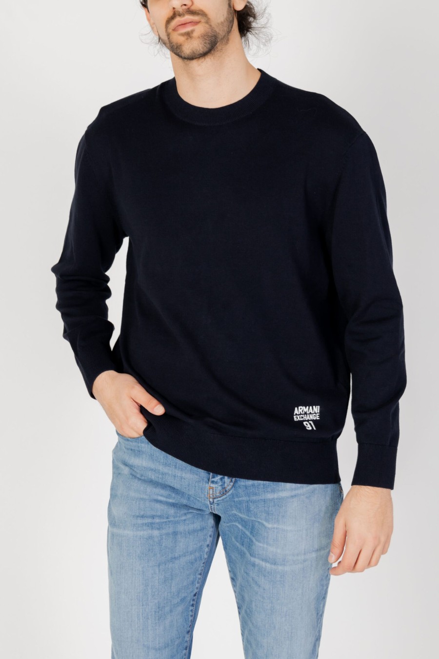 Uomo Armani Exchange | Maglione Armani Exchange Blu