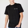 Uomo Tommy Hilfiger | T-Shirt Tommy Hilfiger Tjm Clsc Linear Ches Nero