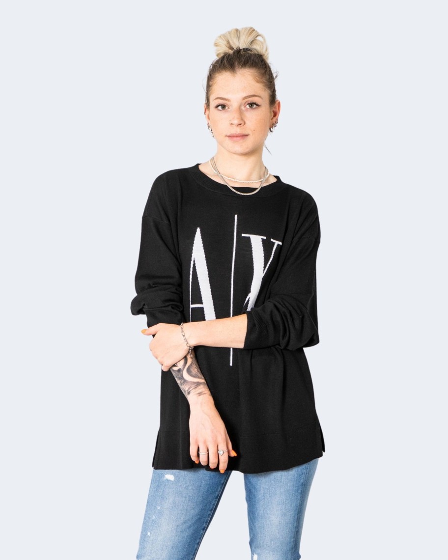 Donna Armani Exchange | Maglia Armani Exchange Pullover Nero