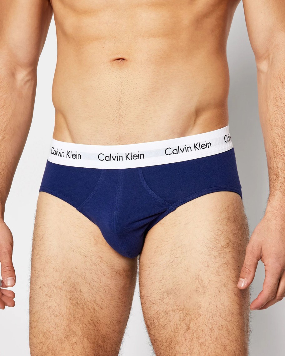 Uomo Calvin Klein | Slip Calvin Klein Underwear 3 Hip Brief Rosso