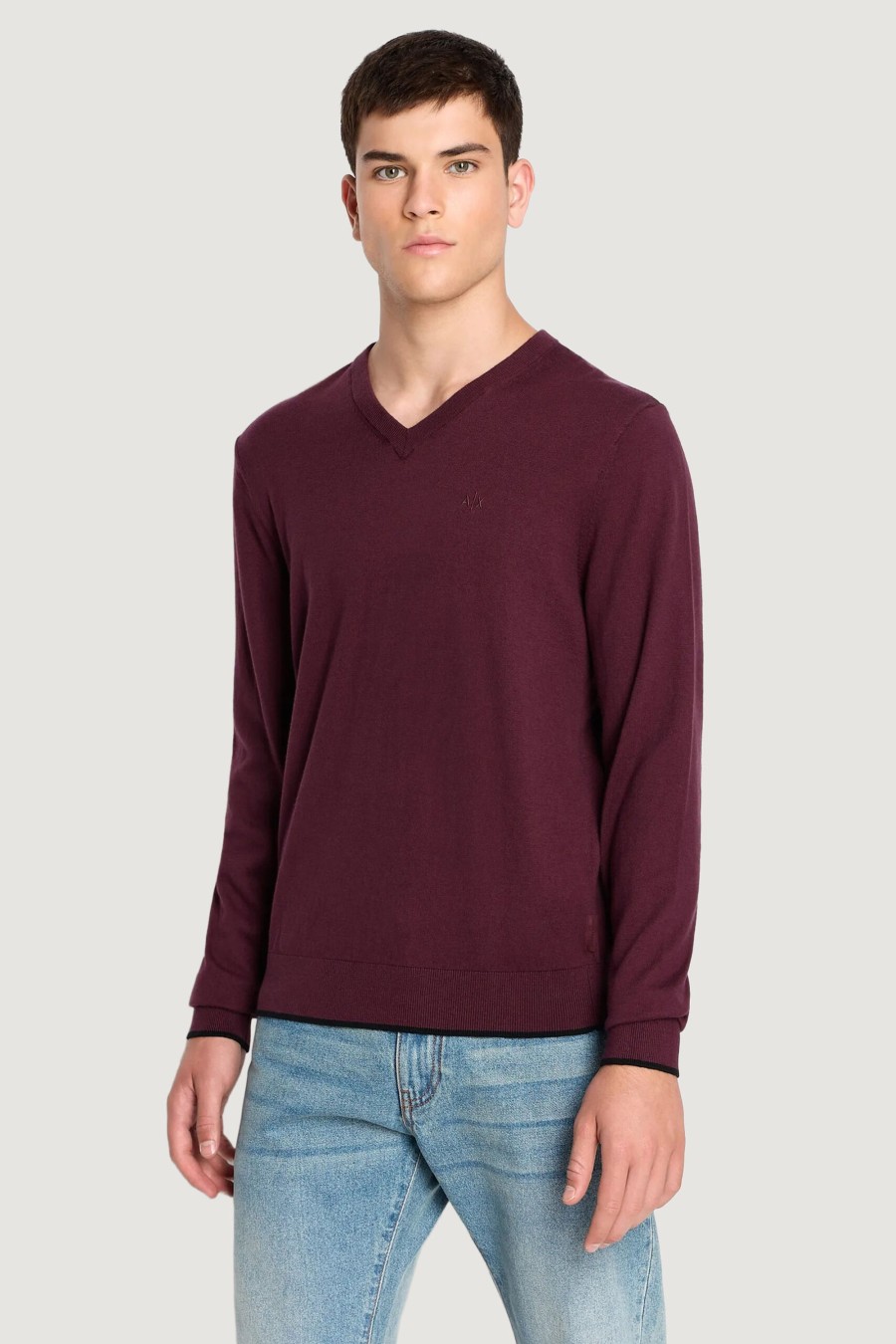 Uomo Armani Exchange | Maglia Armani Exchange Bordeaux