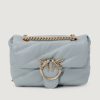 Donna Pinko | Borsa Pinko Love Puff Baby Cl Sheep Nappa Grigio