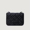 Donna Love Moschino | Borsa Love Moschino Quilted Nappa Black Silver