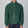 Uomo Aquascutum | Felpa Senza Cappuccio Aquascutum Active One Color Sherpa Verde