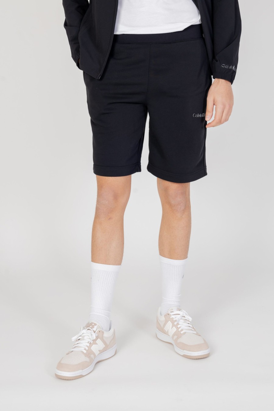 Uomo Calvin Klein Sport | Bermuda Calvin Klein Sport Pw - Knit 9 Nero