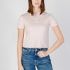 Donna Calvin Klein | T-Shirt Calvin Klein Monologo Baby Rosa