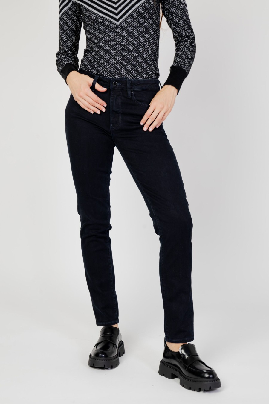 Donna Gas | Jeans Skinny Gas Britty Up Z Black Jeans