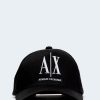 Uomo Armani Exchange | Cappello Con Visiera Armani Exchange Nero