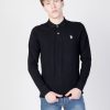 Uomo U.S. Polo Assn. | Polo Manica Lunga U.S. Polo Assn. Must Ehpd Nero