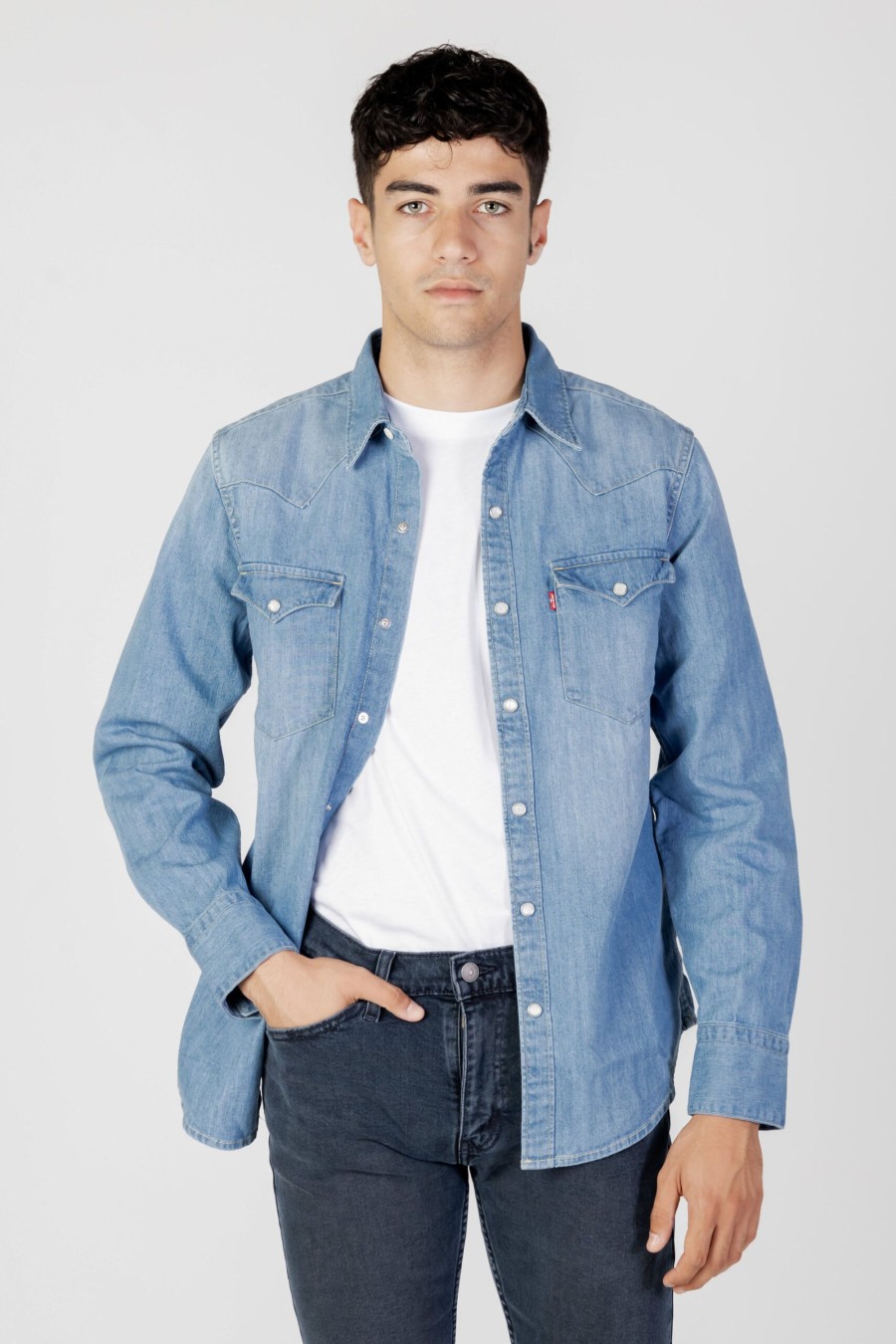 Uomo Levi's® | Camicia Manica Lunga Levi'S® Barstow Western Standard Denim