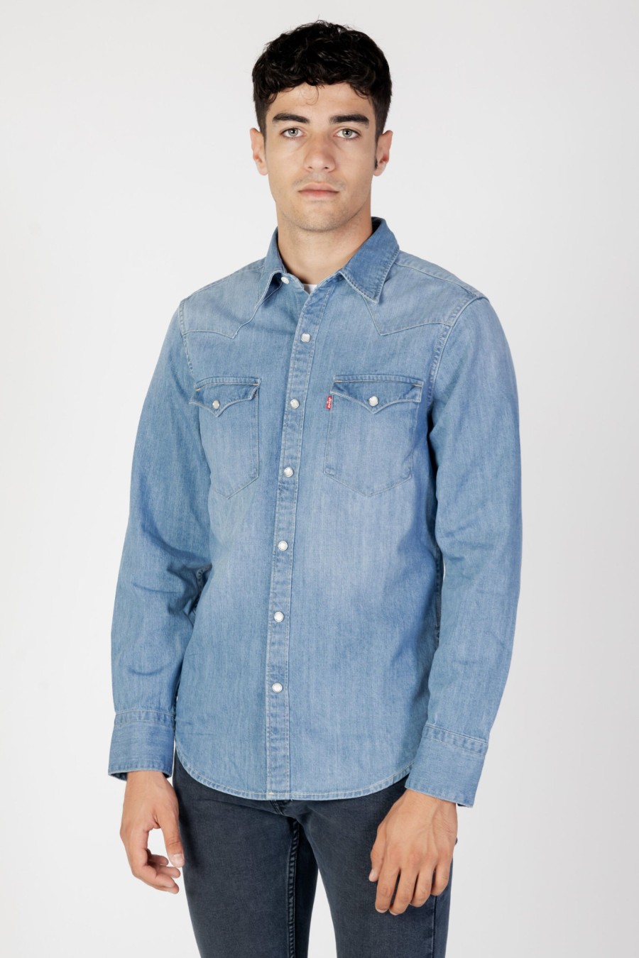 Uomo Levi's® | Camicia Manica Lunga Levi'S® Barstow Western Standard Denim