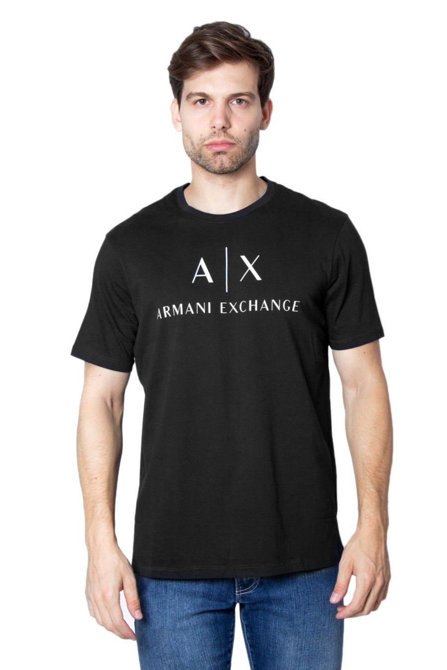 Uomo Armani Exchange | T-Shirt Armani Exchange Nero