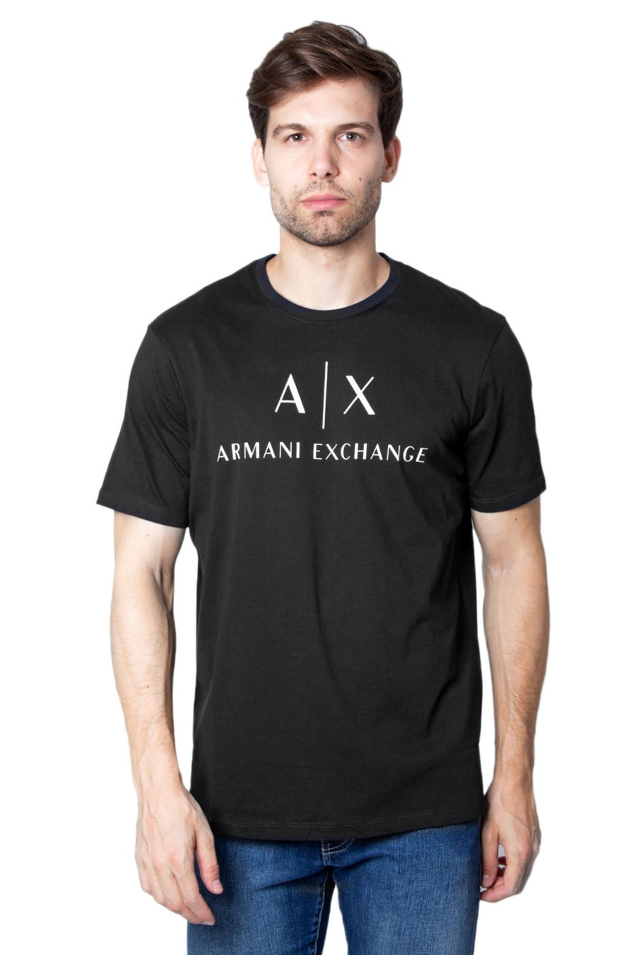 Uomo Armani Exchange | T-Shirt Armani Exchange Nero