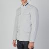 Uomo Aquascutum | Giacchetto Aquascutum Active Field Jacket Grigio Chiaro