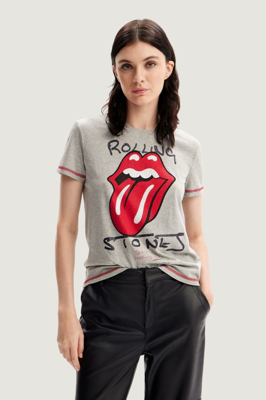 Donna Desigual | T-Shirt Desigual Rolling Grigio