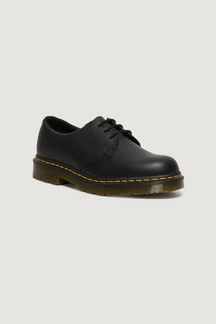 Uomo Dr. Martens | Scarpe Eleganti Dr. Martens 1461 Sr Black Industrial Full Grain Nero