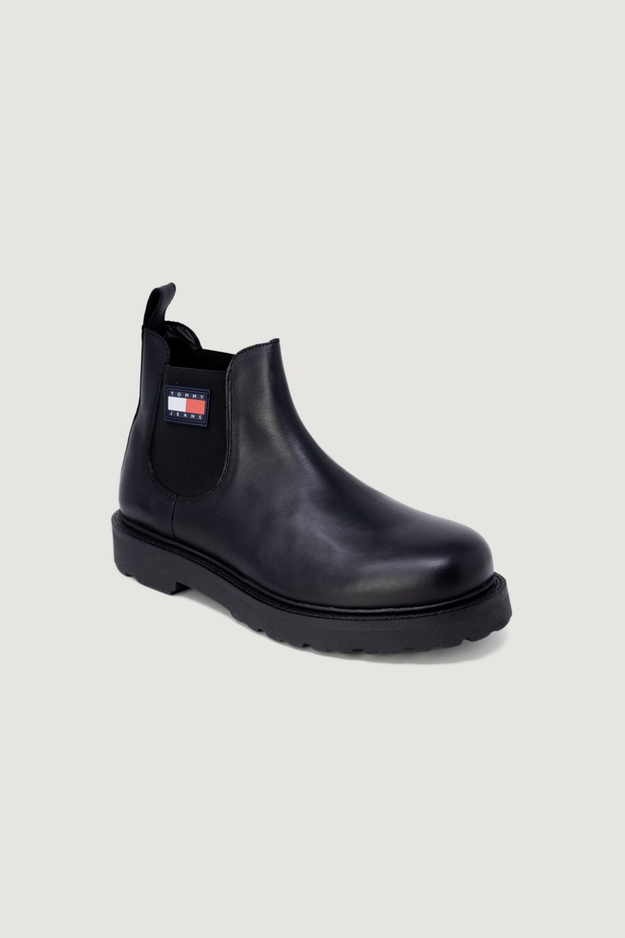 Uomo Tommy Hilfiger | Stivaletti Tommy Hilfiger Napa Leather Nero