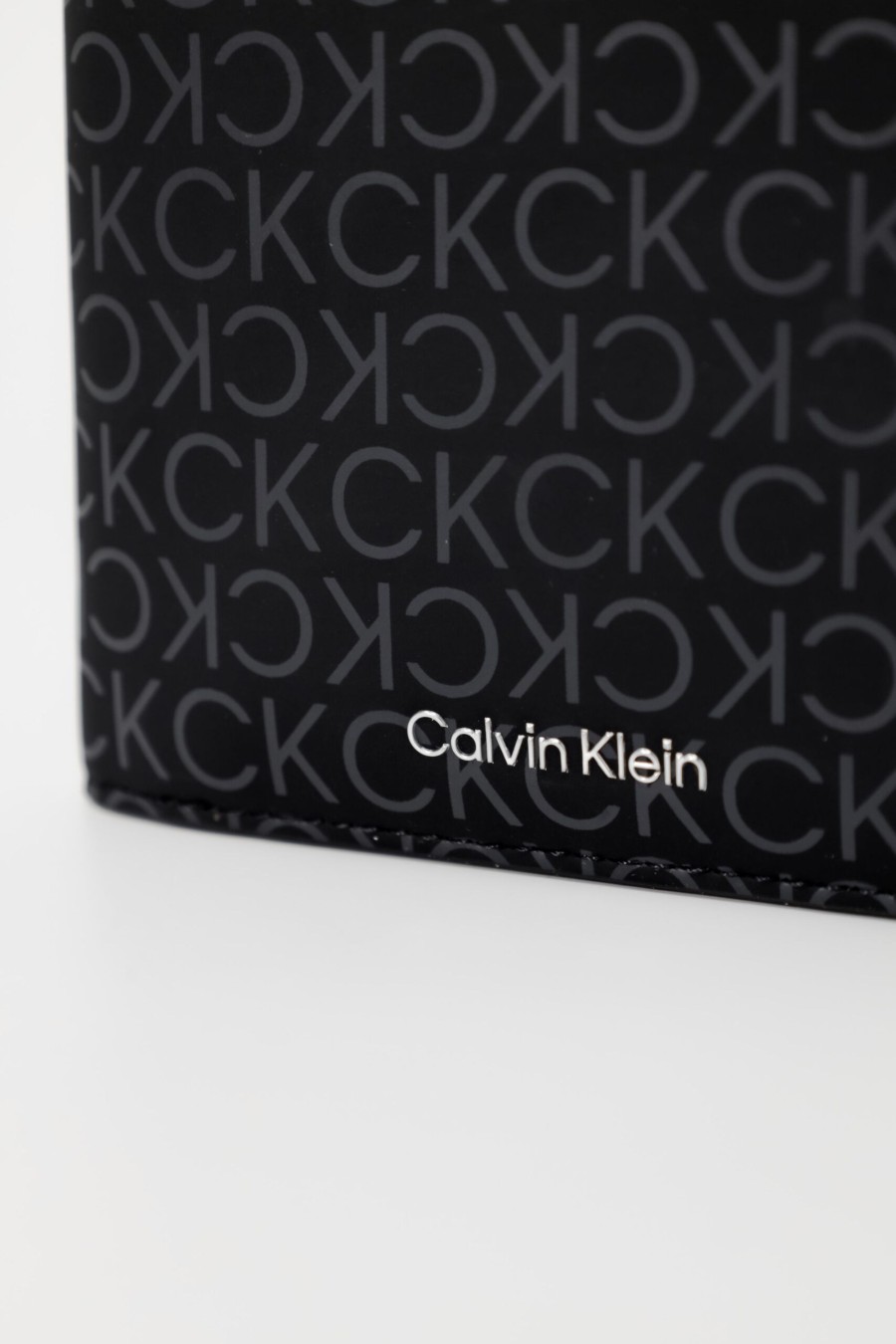 Uomo Calvin Klein | Portafoglio Senza Portamonete Calvin Klein Nero