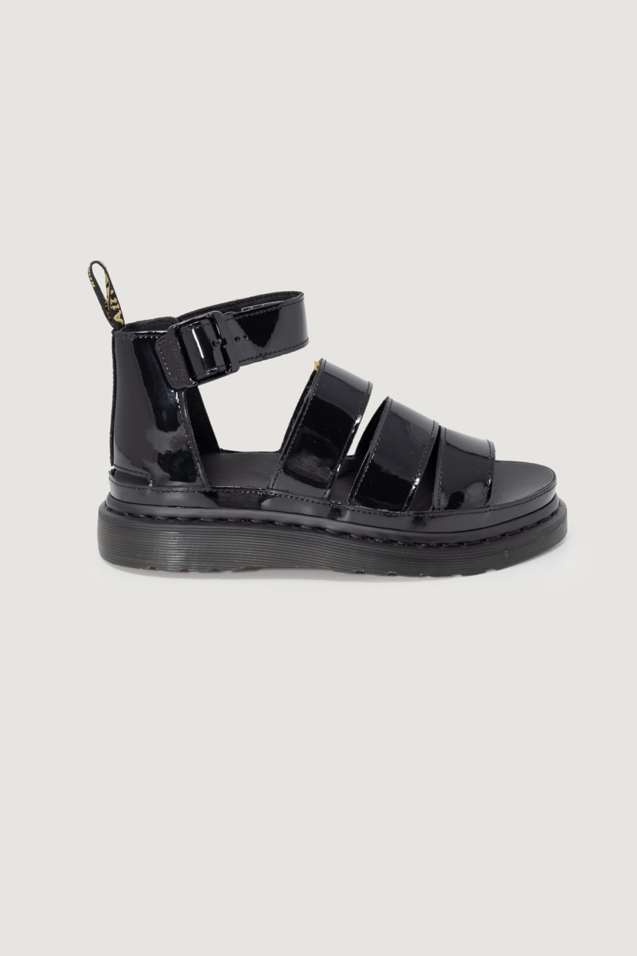 Donna Dr. Martens | Sandali Dr. Martens Clarissa Ii Black Patent Lamper Nero