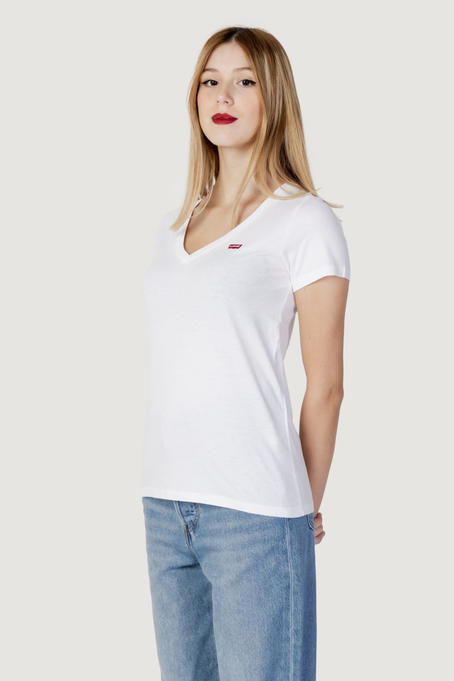 Donna Levi's® | T-Shirt Levi'S® Perfect Vneck Bianco