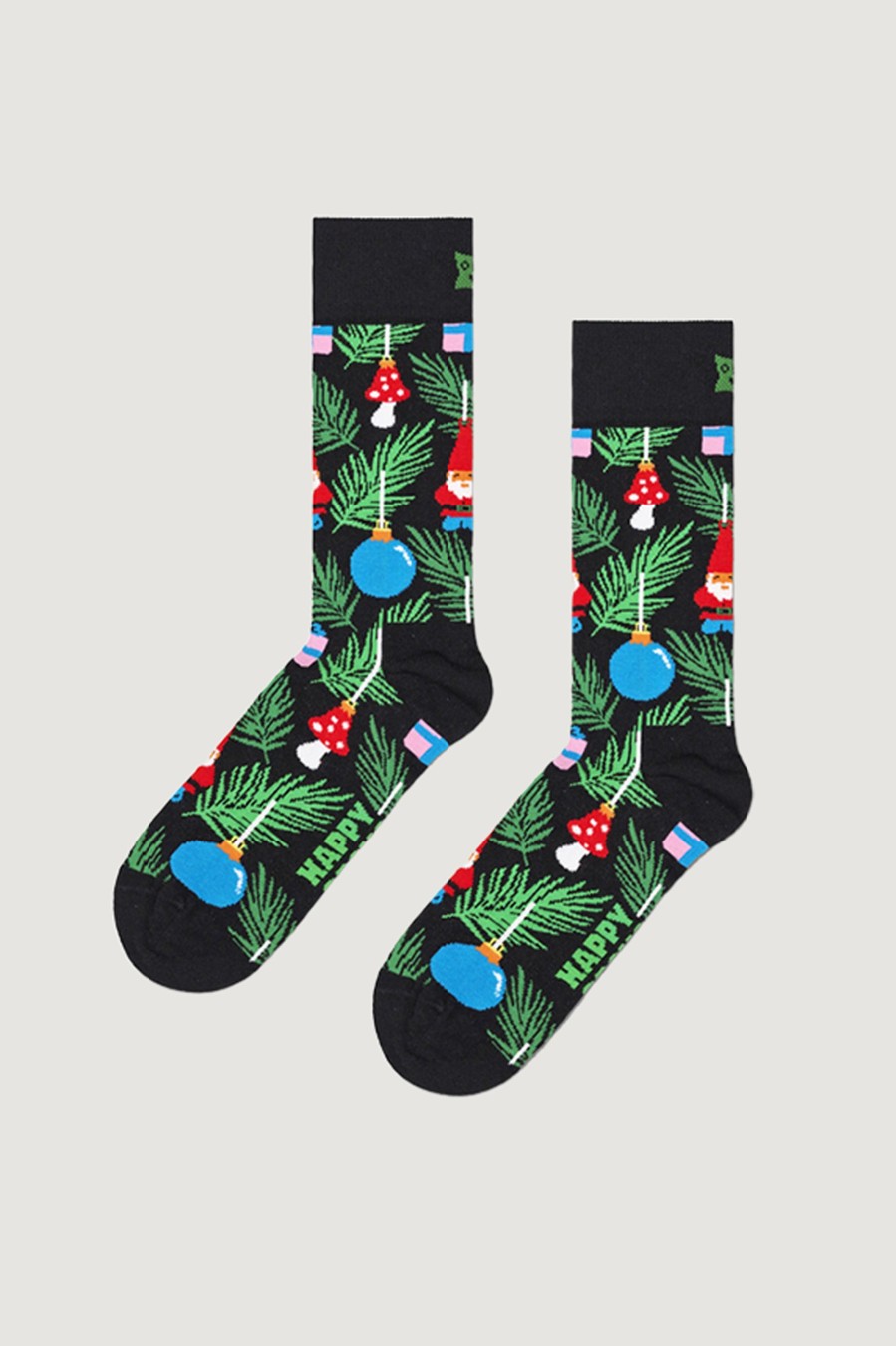 Donna Happy Socks | Calzini Happy Socks Christmas Tree Decoration Nero