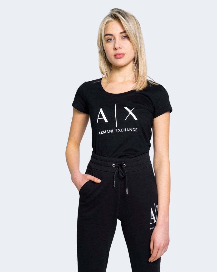 Donna Armani Exchange | T-Shirt Armani Exchange Nero