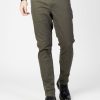 Uomo Borghese | Pantaloni Borghese 3Wpaz3 Tw31 Verde Oliva