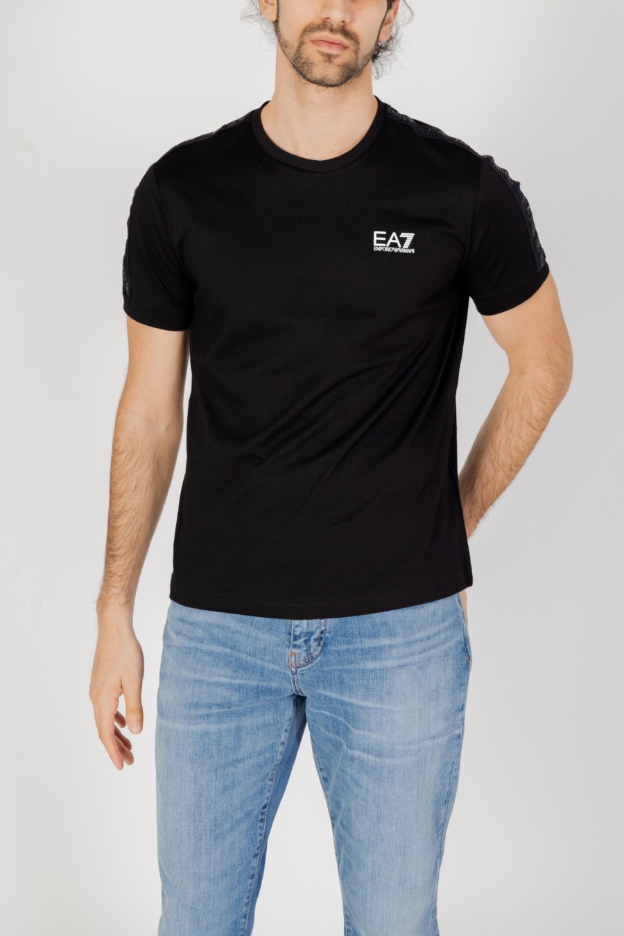 Uomo EA7 | T-Shirt Ea7 Nero