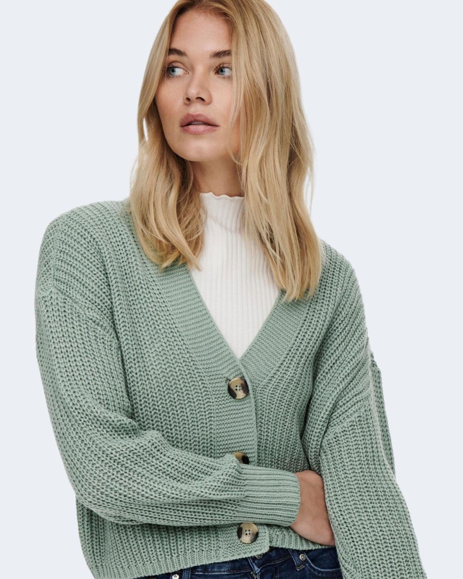 Donna Only | Cardigan Only Onlcarolspring L/S Knt Noos Verde