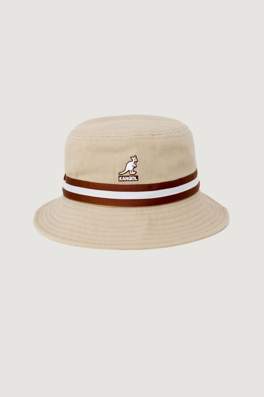 Uomo Kangol | Berretto Kangol Stripe Lahinch Beige