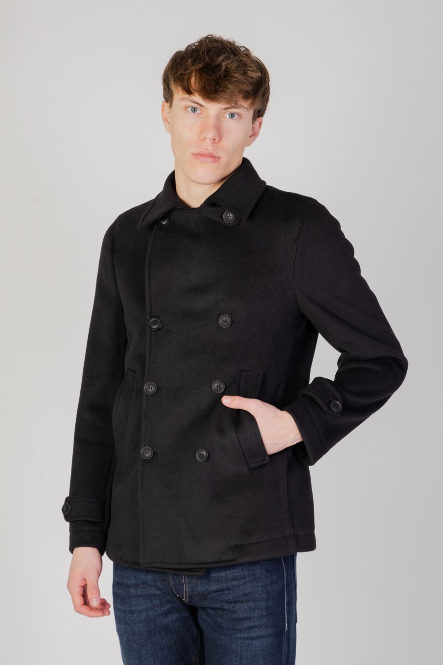 Uomo Mulish | Cappotto Mulish Mcps23 Nero