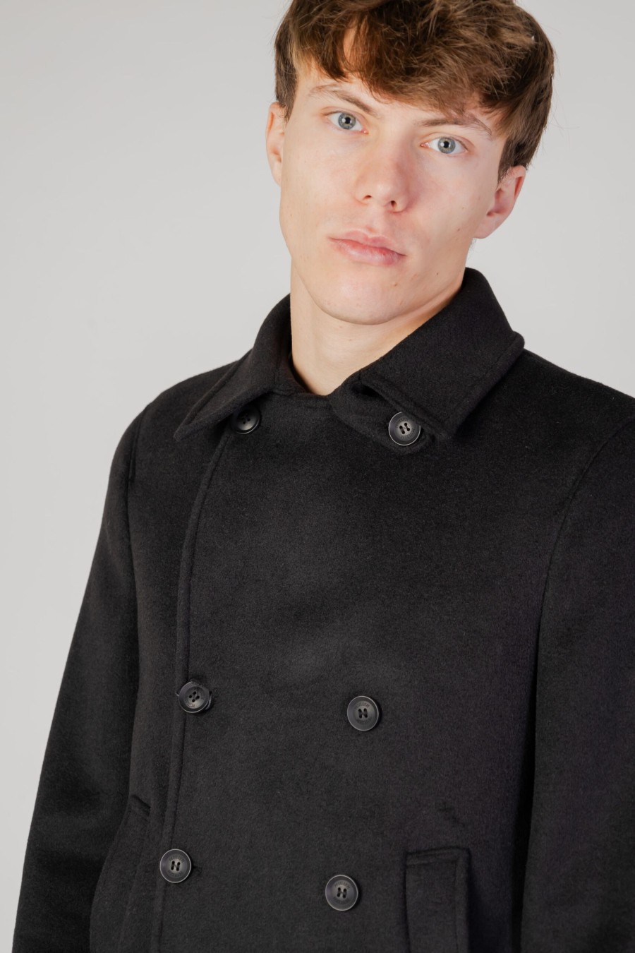 Uomo Mulish | Cappotto Mulish Mcps23 Nero