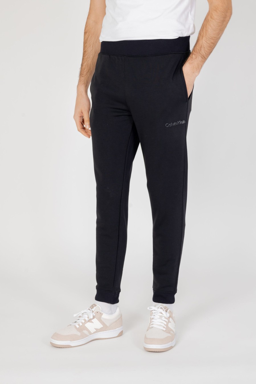 Uomo Calvin Klein Sport | Pantaloni Sportivi Calvin Klein Sport Pw - Knit Nero