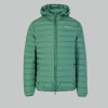 Uomo Aquascutum | Giacchetto Aquascutum Active 100Gr Hooded Jacket Verde