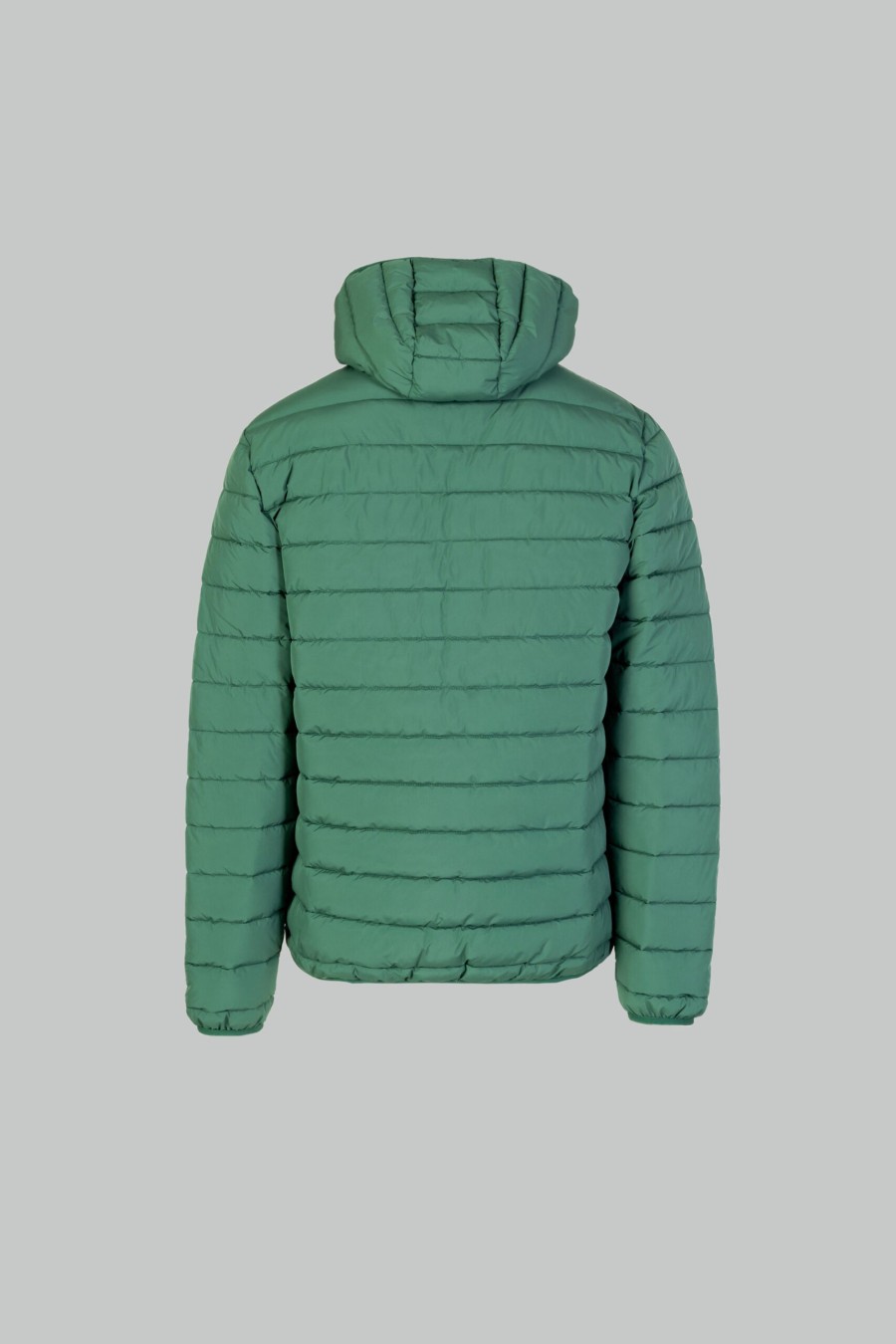 Uomo Aquascutum | Giacchetto Aquascutum Active 100Gr Hooded Jacket Verde