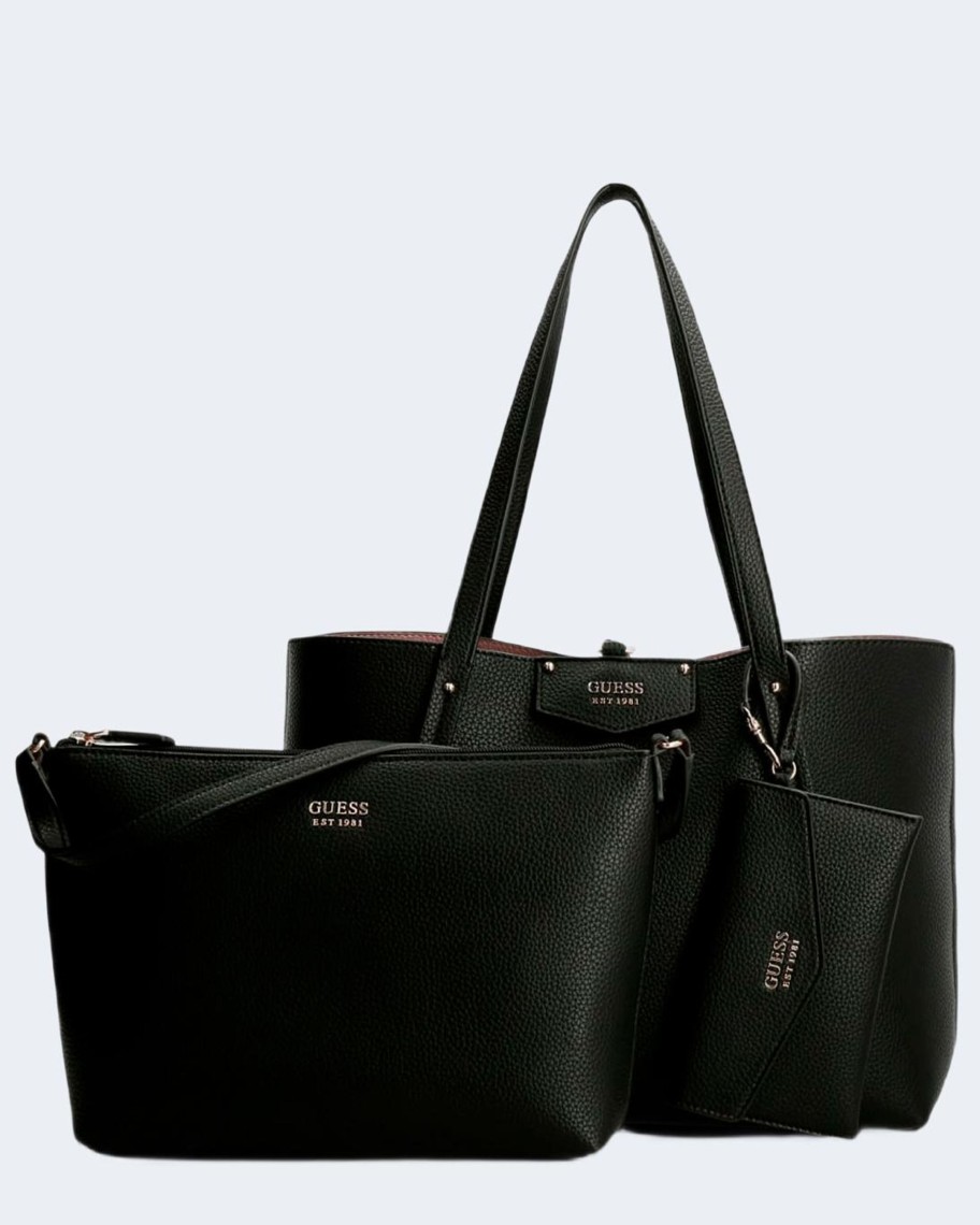 Donna Guess | Borsa Guess Eco Brenton Tote Nero