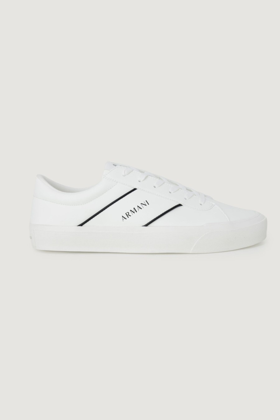 Uomo Armani Exchange | Sneakers Armani Exchange Logo Bianco