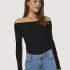 Donna Only | Maglia Only Onlbertha Ls Off Shoulder Knt Nero