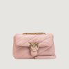 Donna Pinko | Borsa Pinko Love Puff Classic Cl Sheep Nappa Rosa Cipria