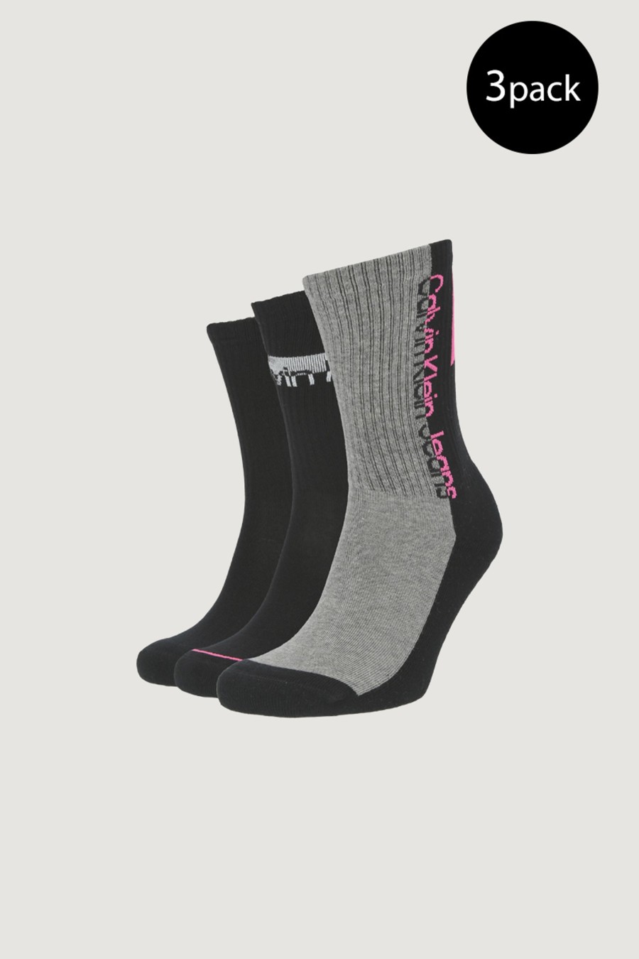 Donna Calvin Klein | Calzini Calvin Klein Sock 3P Athleisur Nero