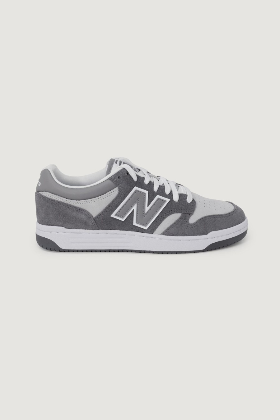 Uomo New Balance | Sneakers New Balance 480 Grigio Chiaro