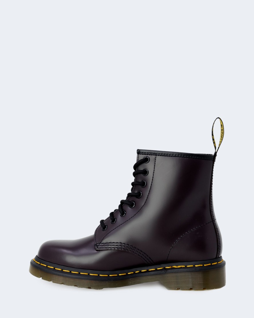 Donna Dr. Martens | Anfibi Dr. Martens 1460 Burgundy Smooth Prugna